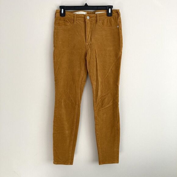 Pilcro and the Letterpress Anthropologie Corduroy High Rise Skinny Jeans Sz 27 P - Picture 1 of 11